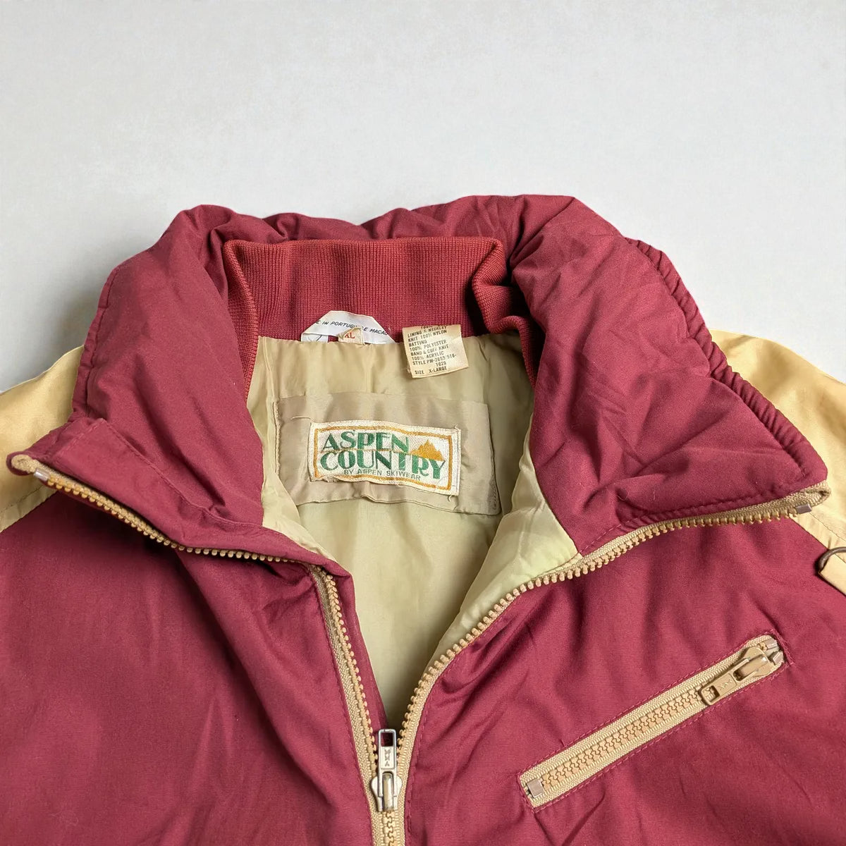 Piumino imbottito Aspen Country vintage anni ’80 - XL