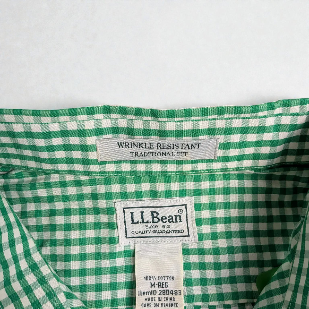 Camicia L.L.Bean in cotone wrinkle resistant - M/L
