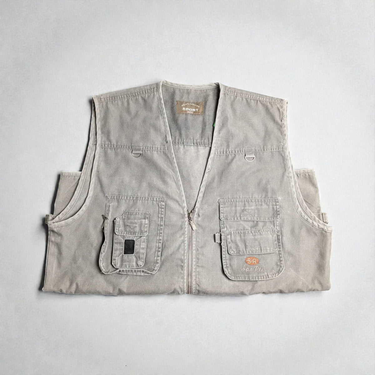 Gilet vintage utility outdoor pesca/caccia workwear - 2XL/3XL