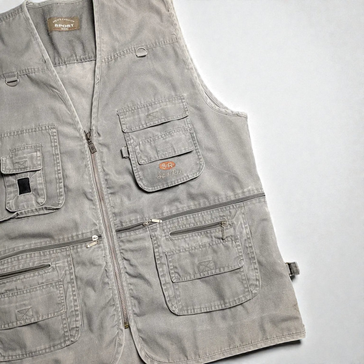 Gilet vintage utility outdoor pesca/caccia workwear - 2XL/3XL