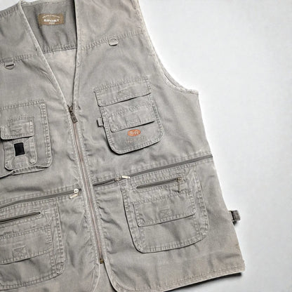 Gilet vintage utility outdoor pesca/caccia workwear - 2XL/3XL
