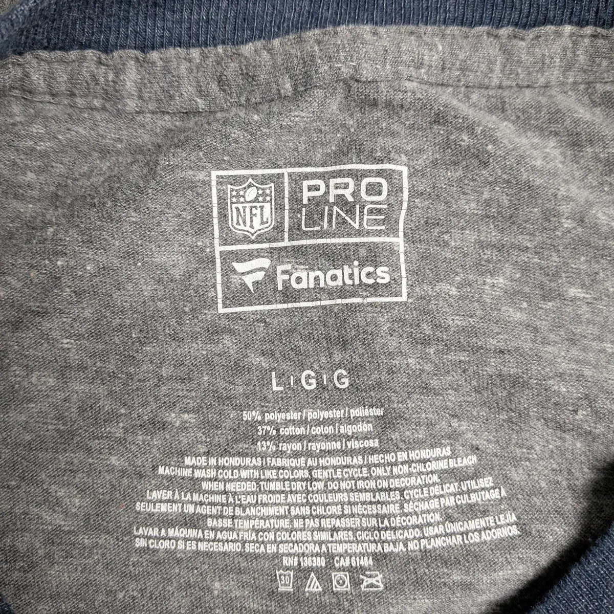 T-shirt vintage NFL Fanatics Pro Line X Dallas Cowboys - L
