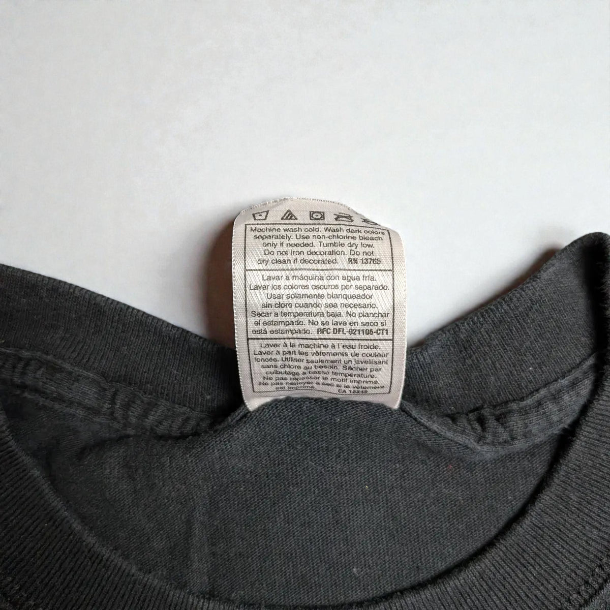 T-shirt Fruit of the Loom vintage per look 90s inspired e daily wear - L