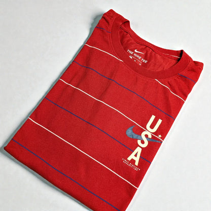 T-shirt vintage Nike con grafica USA streetwear e athleisure - XL