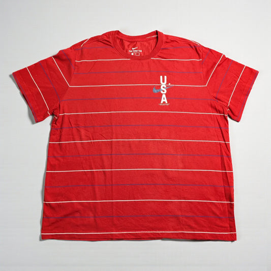 T-shirt vintage Nike con grafica USA streetwear e athleisure - XL