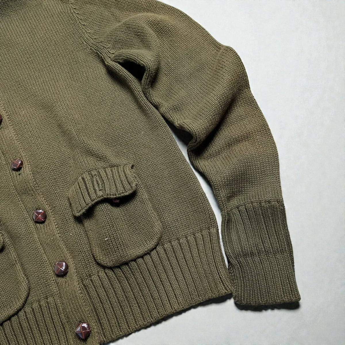 Cardigan vintage pesante Ralph Lauren - S