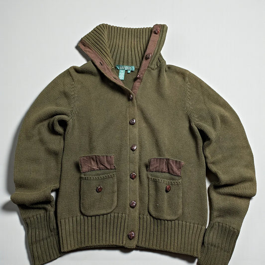 Cardigan vintage pesante Ralph Lauren - S