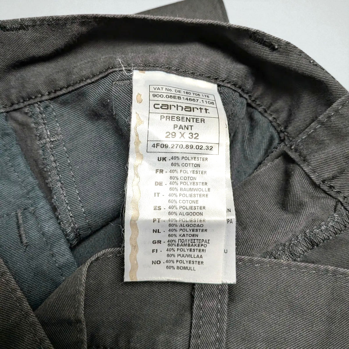 Pantaloni Carhartt Presenter Pant - W29 L32 / XS