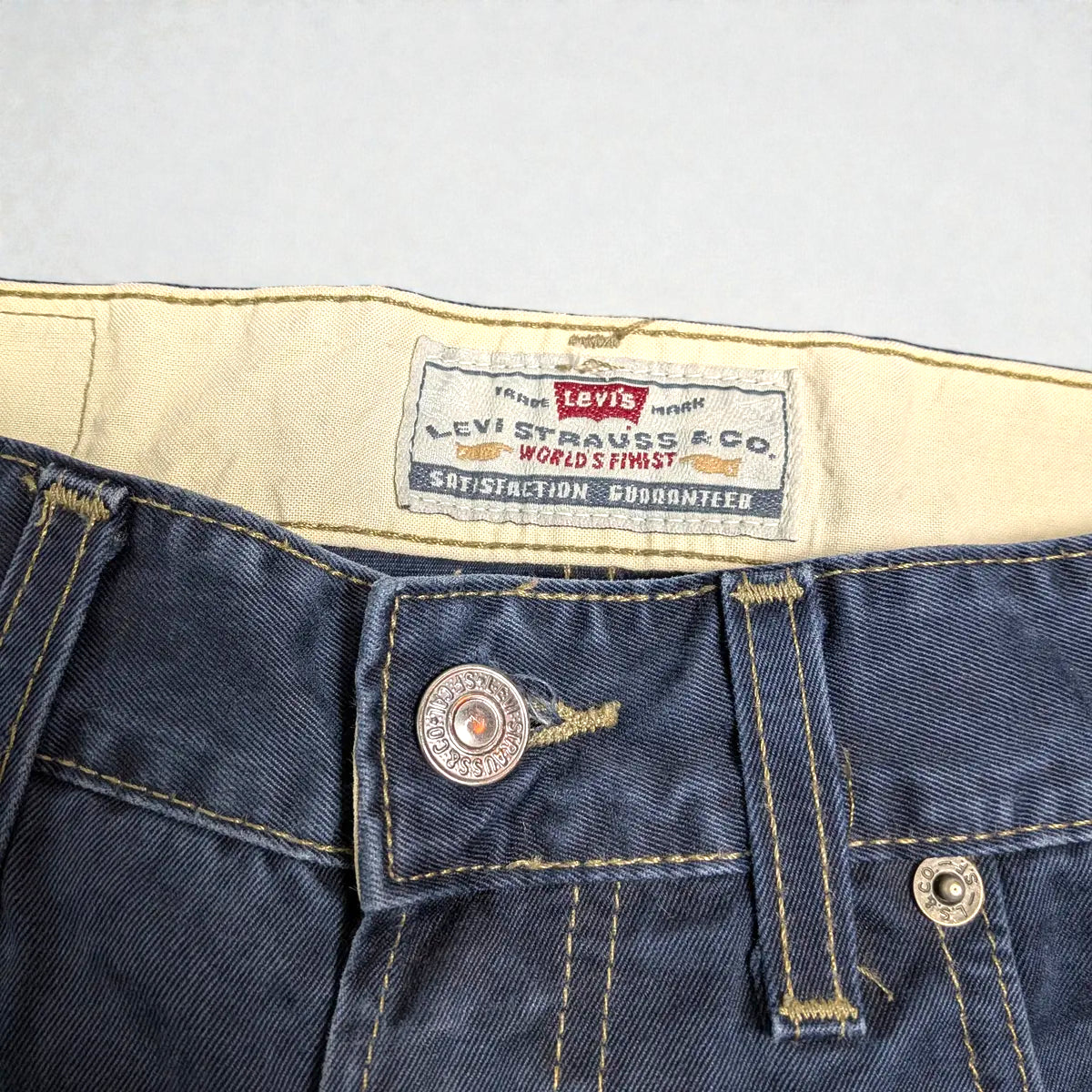 Pantaloni Levi's 451 relaxed/straight in cotone - W31 L34 / M