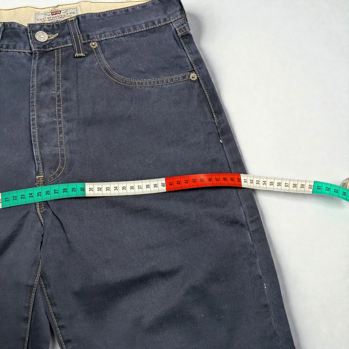 Pantaloni Levi's 451 relaxed/straight in cotone - W31 L34 / M