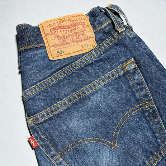 Jeans Levi's 501 a vita medio-alta in cotone - W38 L36 / M-L