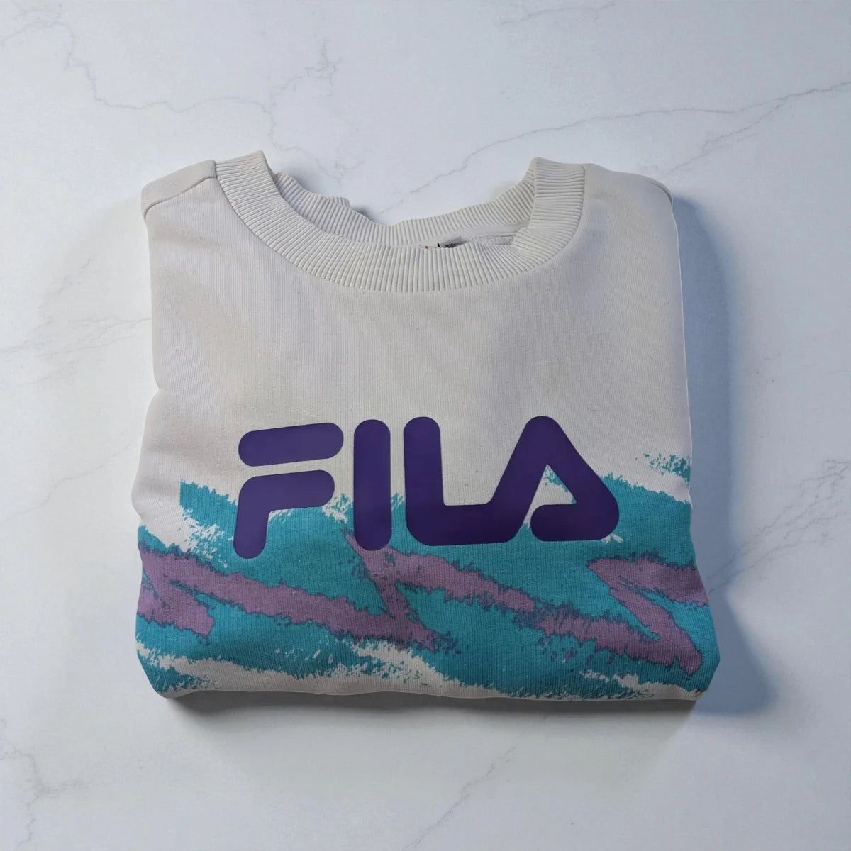 Felpa Fila old school con bottoni - XS (oversize)