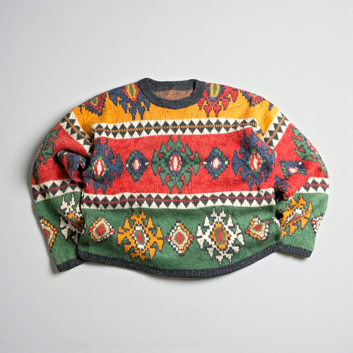 Maglione vintage Made in Italy anni 80/90 misto lana - L/XL