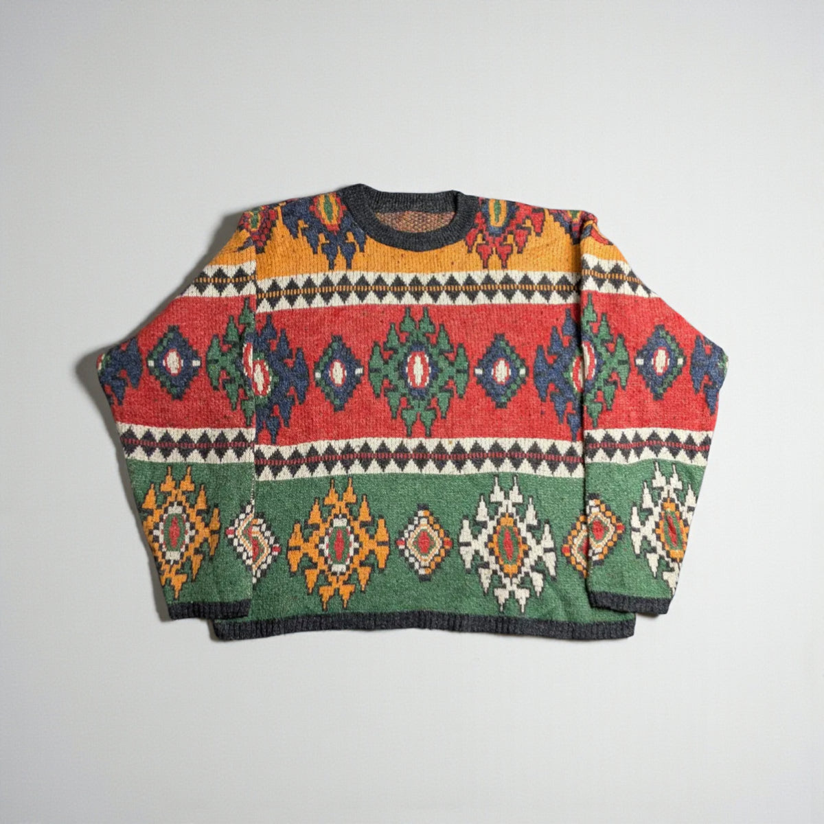 Maglione vintage Made in Italy anni 80/90 misto lana - L/XL
