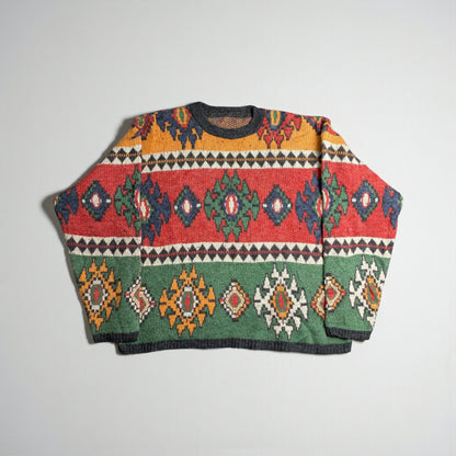 Maglione vintage Made in Italy anni 80/90 misto lana - L/XL