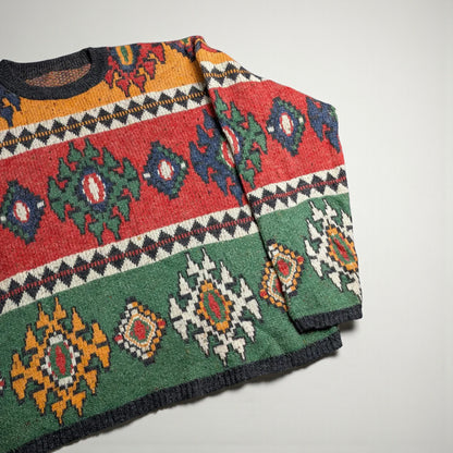 Maglione vintage Made in Italy anni 80/90 misto lana - L/XL