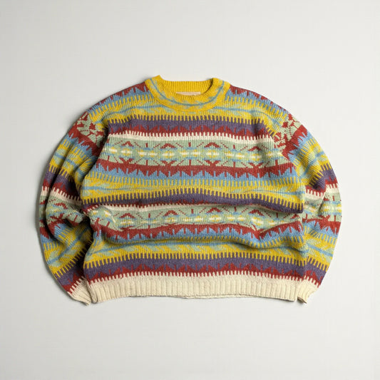 Maglione Cocoon Club anni ’80/’90 misto lana Made in France - L