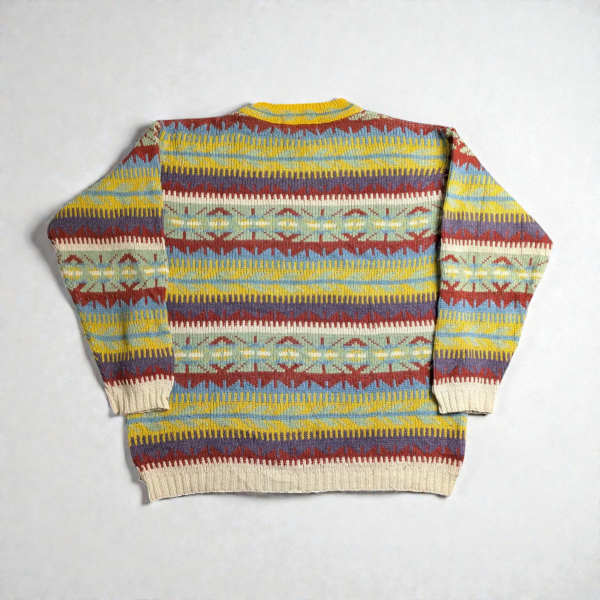 Cocoon Club 80s/90s Wool Blend Sweater Made in France - L