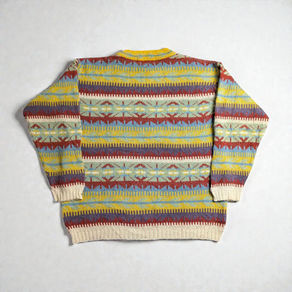 Cocoon Club 80s/90s Wool Blend Sweater Made in France - L
