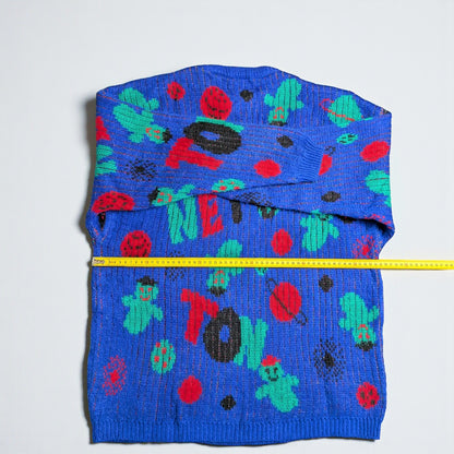 Vintage Benetton sweater made in Italy from the 1980s/1990s - M/L