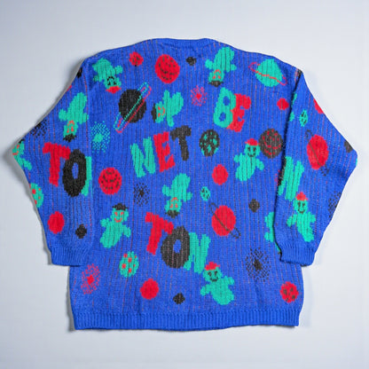 Vintage Benetton sweater made in Italy from the 1980s/1990s - M/L