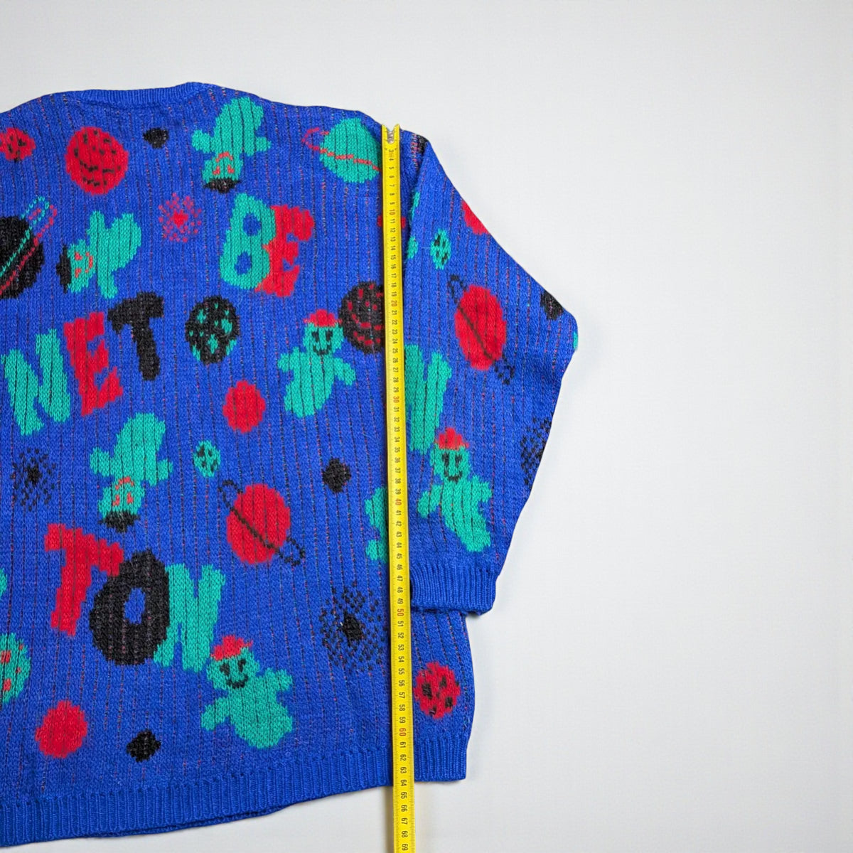 Vintage Benetton sweater made in Italy from the 1980s/1990s - M/L
