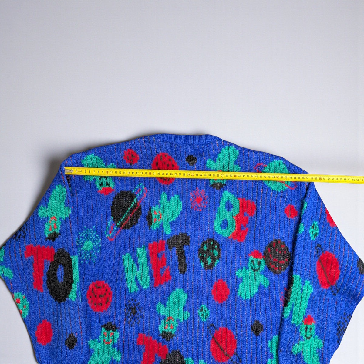 Vintage Benetton sweater made in Italy from the 1980s/1990s - M/L