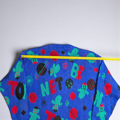Vintage Benetton sweater made in Italy from the 1980s/1990s - M/L
