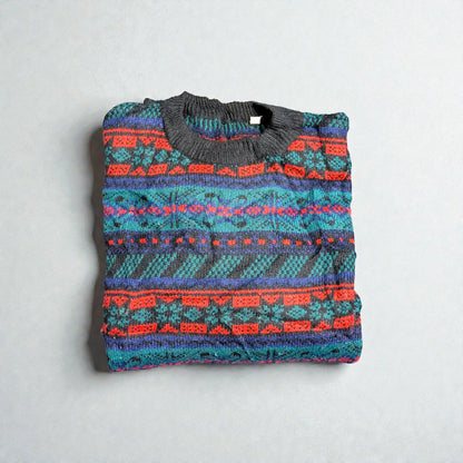 Maglione vintage anni ’90 in estetica retro - L (oversize) / XL