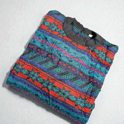 Maglione vintage anni ’90 in estetica retro - L (oversize) / XL