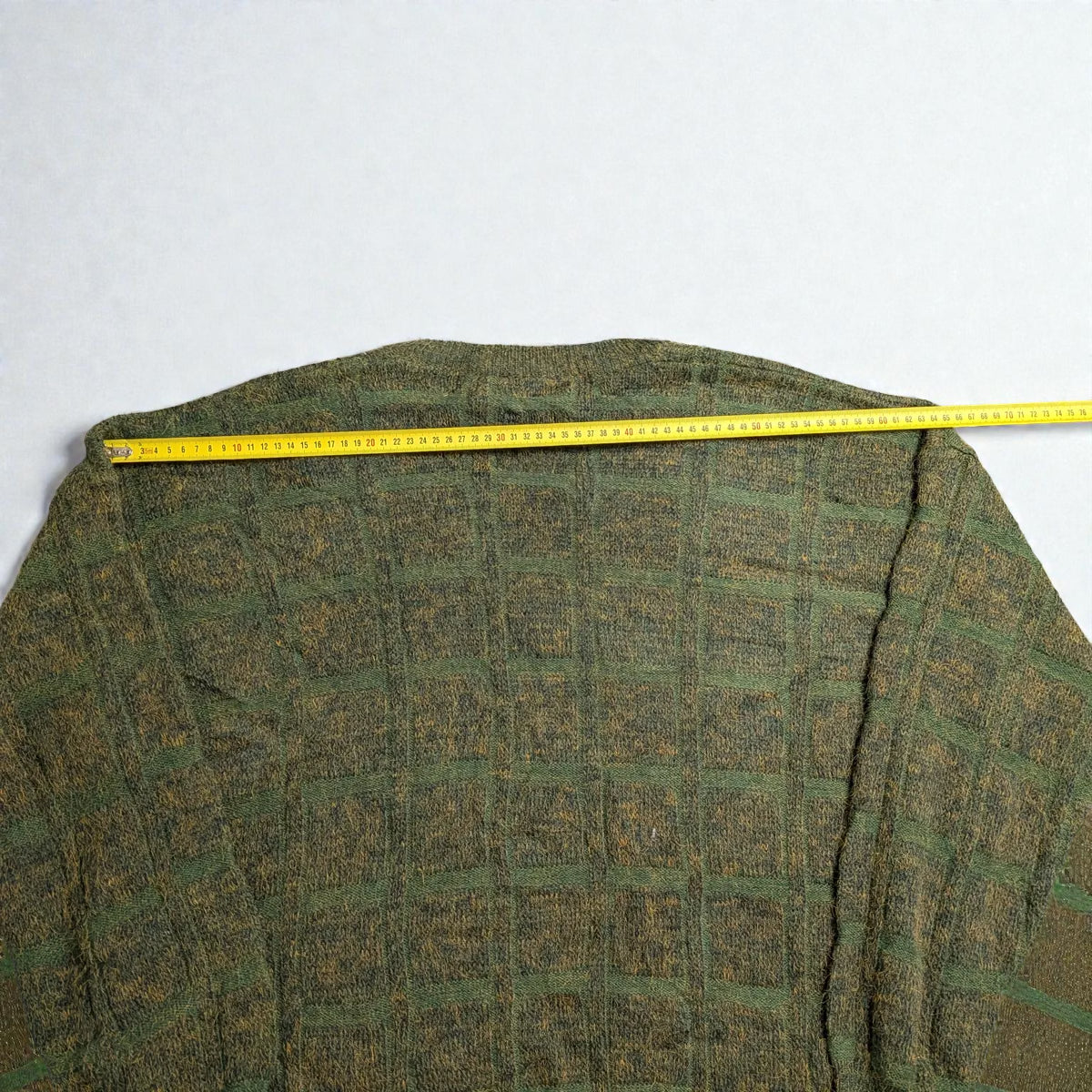 Maglione vintage con scollo a V in maglia - XL/2XL