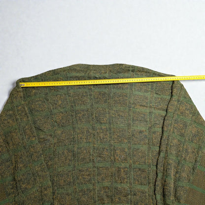 Maglione vintage con scollo a V in maglia - XL/2XL