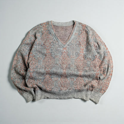 Vintage 80s/90s Nordic Cozy Jacquard Sweater - M/L
