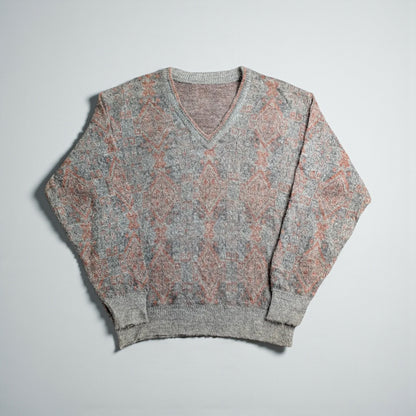 Vintage 80s/90s Nordic Cozy Jacquard Sweater - M/L