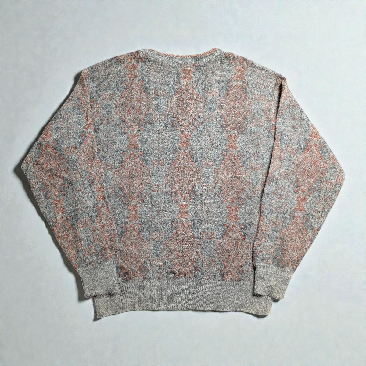 Vintage 80s/90s Nordic Cozy Jacquard Sweater - M/L