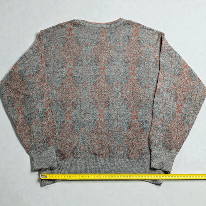 Vintage 80s/90s Nordic Cozy Jacquard Sweater - M/L