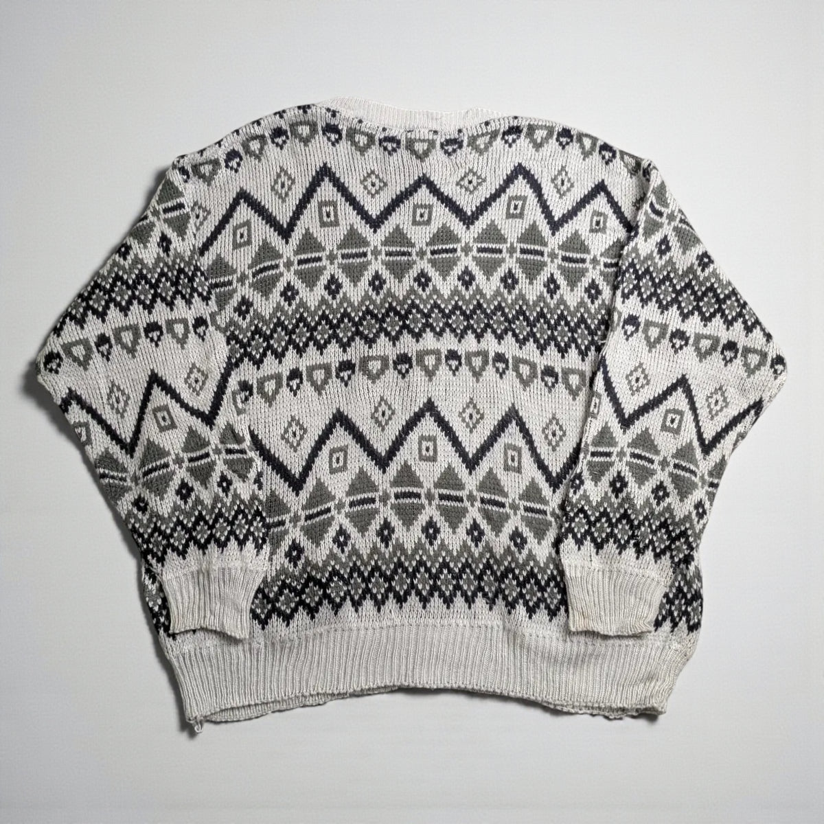 Maglione vintage anni 90 con scollo a V - XL/2XL