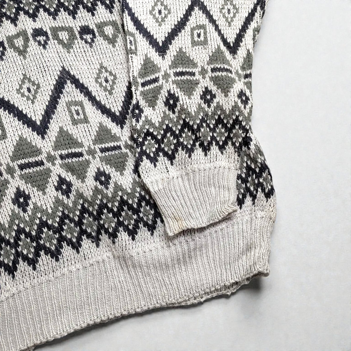 Maglione vintage anni 90 con scollo a V - XL/2XL