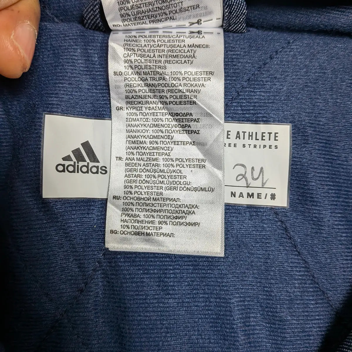 Giacca pesante Adidas teamwear con mascotte - M/L