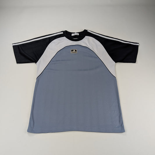T-shirt tecnica Adidas vintage Y2K football training retro - M/L