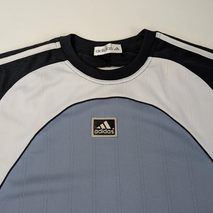 T-shirt tecnica Adidas vintage Y2K football training retro - M/L