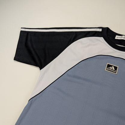 T-shirt tecnica Adidas vintage Y2K football training retro - M/L