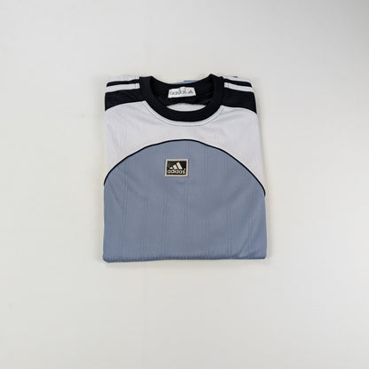 T-shirt tecnica Adidas vintage Y2K football training retro - M/L