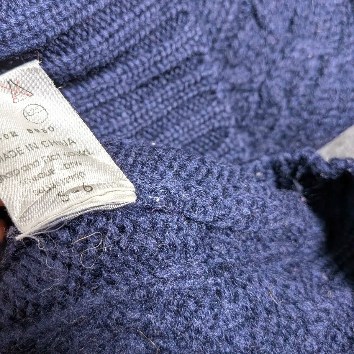 Maglione Vintage Fisherman Aran - S