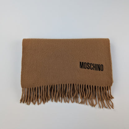 Sciarpa Moschino x Harrods made in Scontland in 100% lana