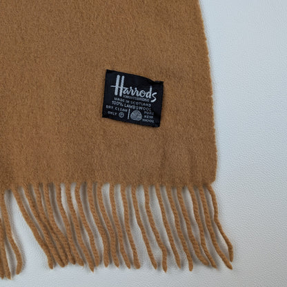 Sciarpa Moschino x Harrods made in Scontland in 100% lana