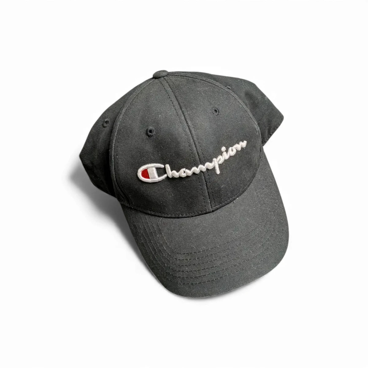 Cappellino Champion nero sportivo con cinturino