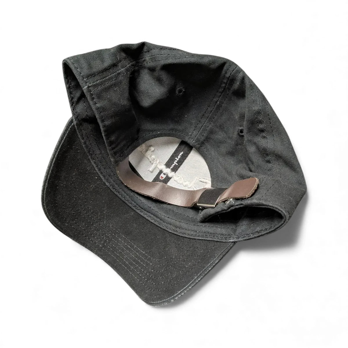 Cappellino Champion nero sportivo con cinturino