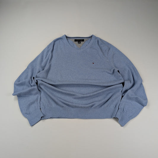 Maglione Tommy Hilfiger con scollo a V ivy league - M