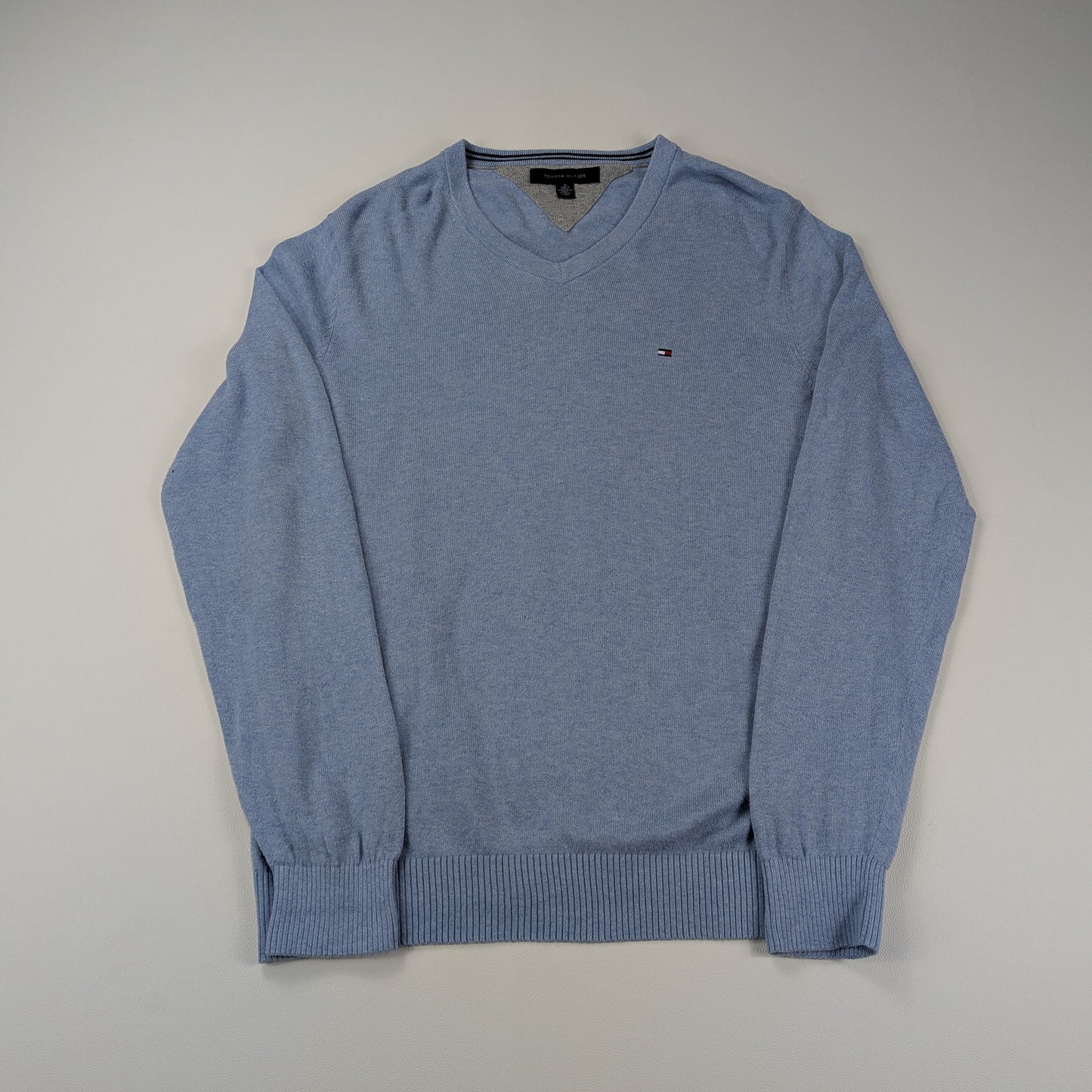 Maglione Tommy Hilfiger con scollo a V ivy league - M